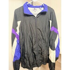 Vtg Sprint for the Tall Man 80's Windbreaker Jacket Mens Colorblock